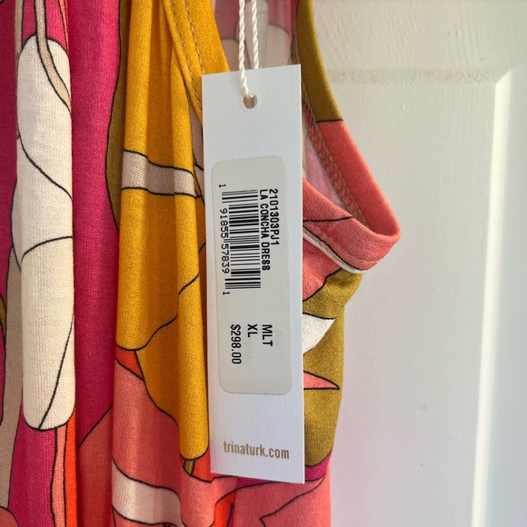 Trina Turk La Concha Maxi Dress XL - Picture 3 of 3